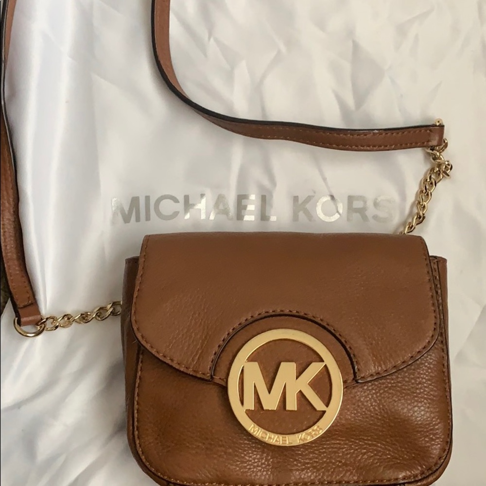 Michael Kors Small Brown Crossbody Purse